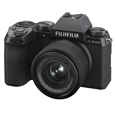 FUJIFILM X-S20 Czarny + Obiektyw XC 15-45mm Kit 