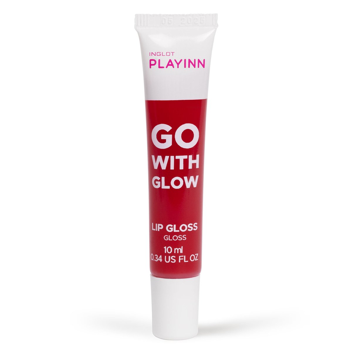 Inglot Playinn, Go With Glow, Błyszczyk Do Ust, Go With Strawberry 27, 10ml