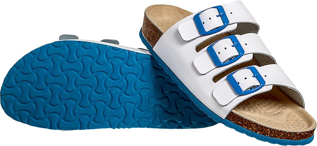 Buty zawodowe - M&C® kolor biało-niebieski roz.35