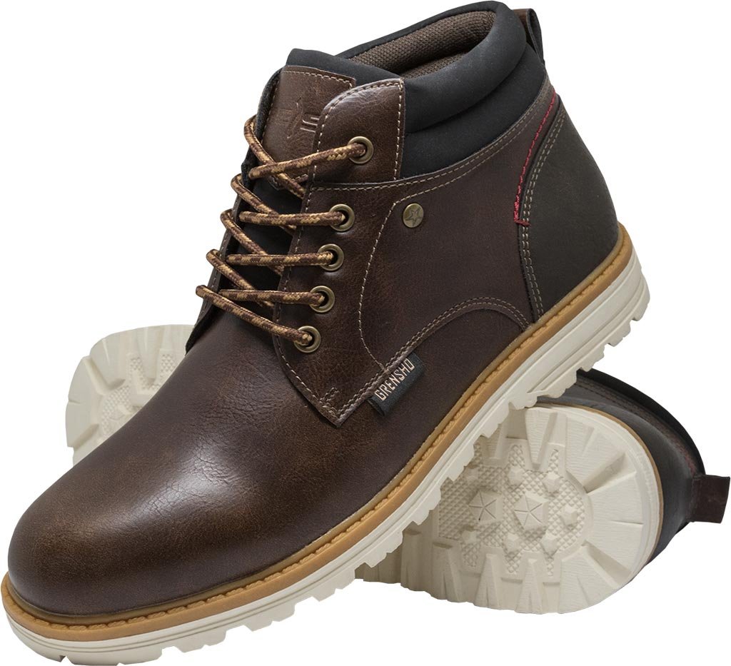 Buty typu trzewik - M&C® kolor brązowy roz.45
