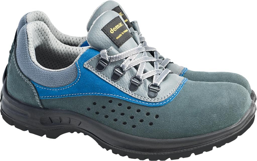 Buty bezpieczne - M&C® kolor zielono-niebiesko-szary roz.37