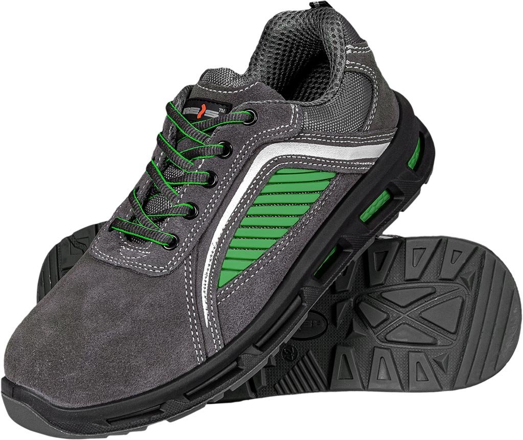 Buty bezpieczne - M&C® kolor szaro-zielony roz.45