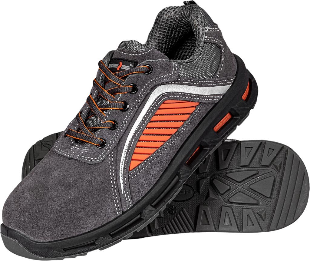 Buty bezpieczne - M&C® kolor szaro-pomarańczowy roz.46