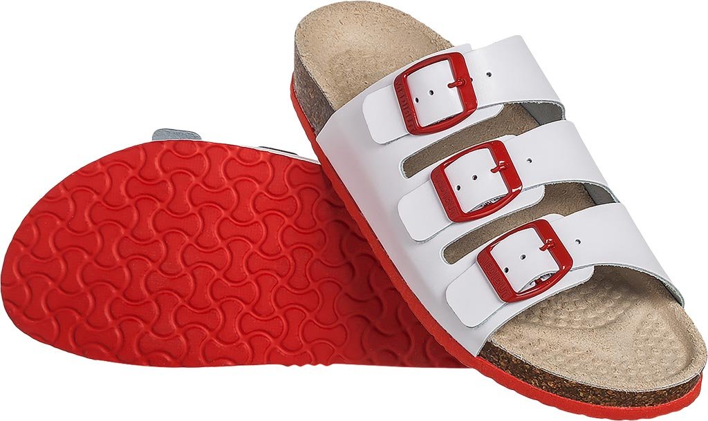 Buty zawodowe - M&C® kolor biało-czerwony roz.39