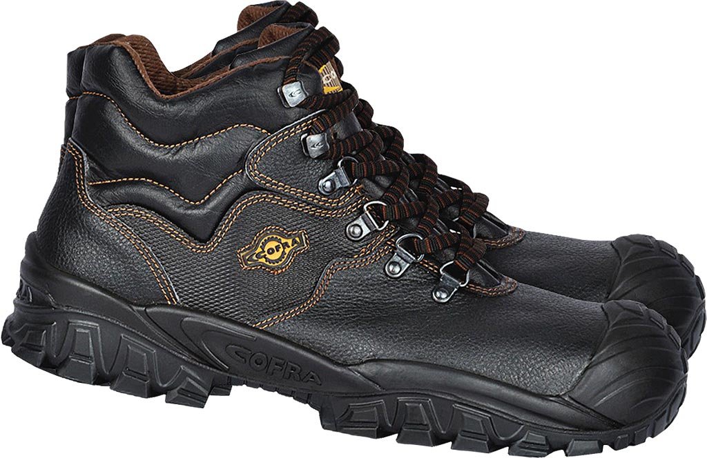 Cofra S.r.l. Cofra obuwie ochronne S3 SRC New Reno UK Techno bezpieczeństwo na wysokim poziomie buty, czarny, czarny NT210-000.W40