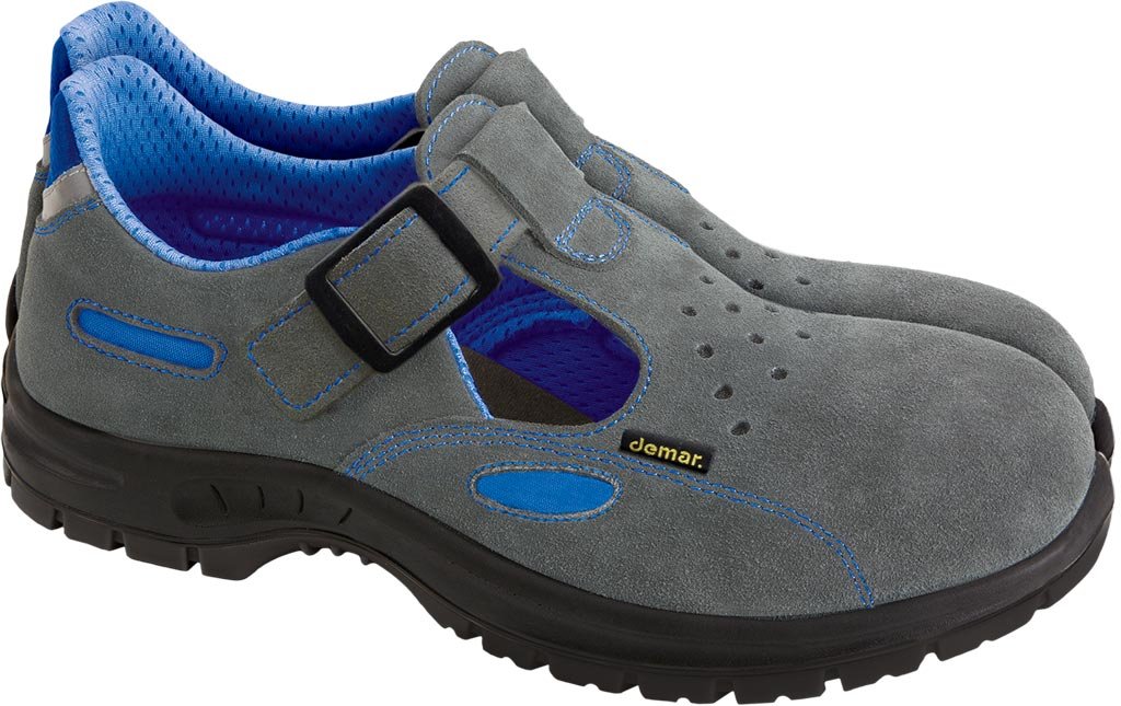Buty bezpieczne - M&C® kolor szaro-niebieski roz.35