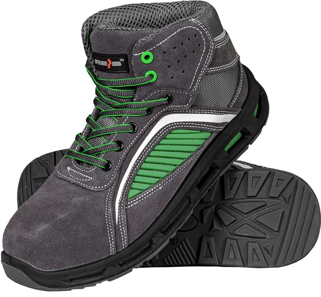 Buty bezpieczne - M&C® kolor szaro-zielony roz.46