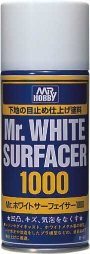 Zdjęcia - Model do sklejania (modelarstwo) Farba akrylowa Mr.White Surfacer 1000 / 170ml B511