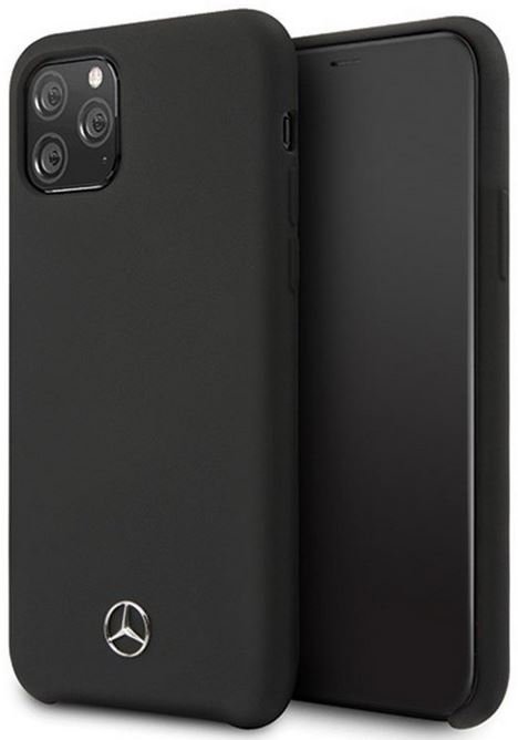 Zdjęcia - Etui Mercedes-Benz Mercedes MEHCN58SILBK iPhone 11 Pro hardcase czarny/black Silicone Line 