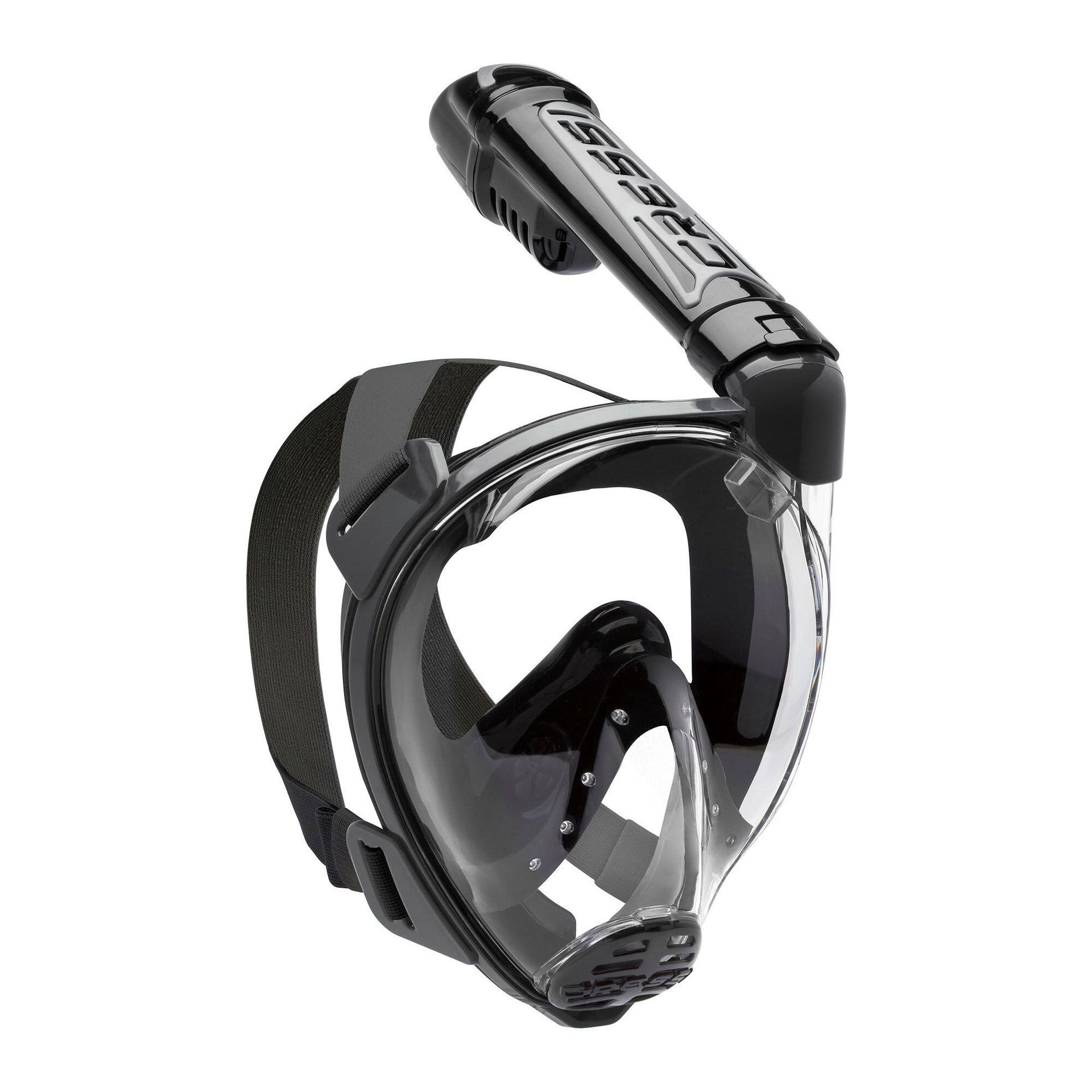 Cressi Duke Dry Full Face Mask Black/Black S/M