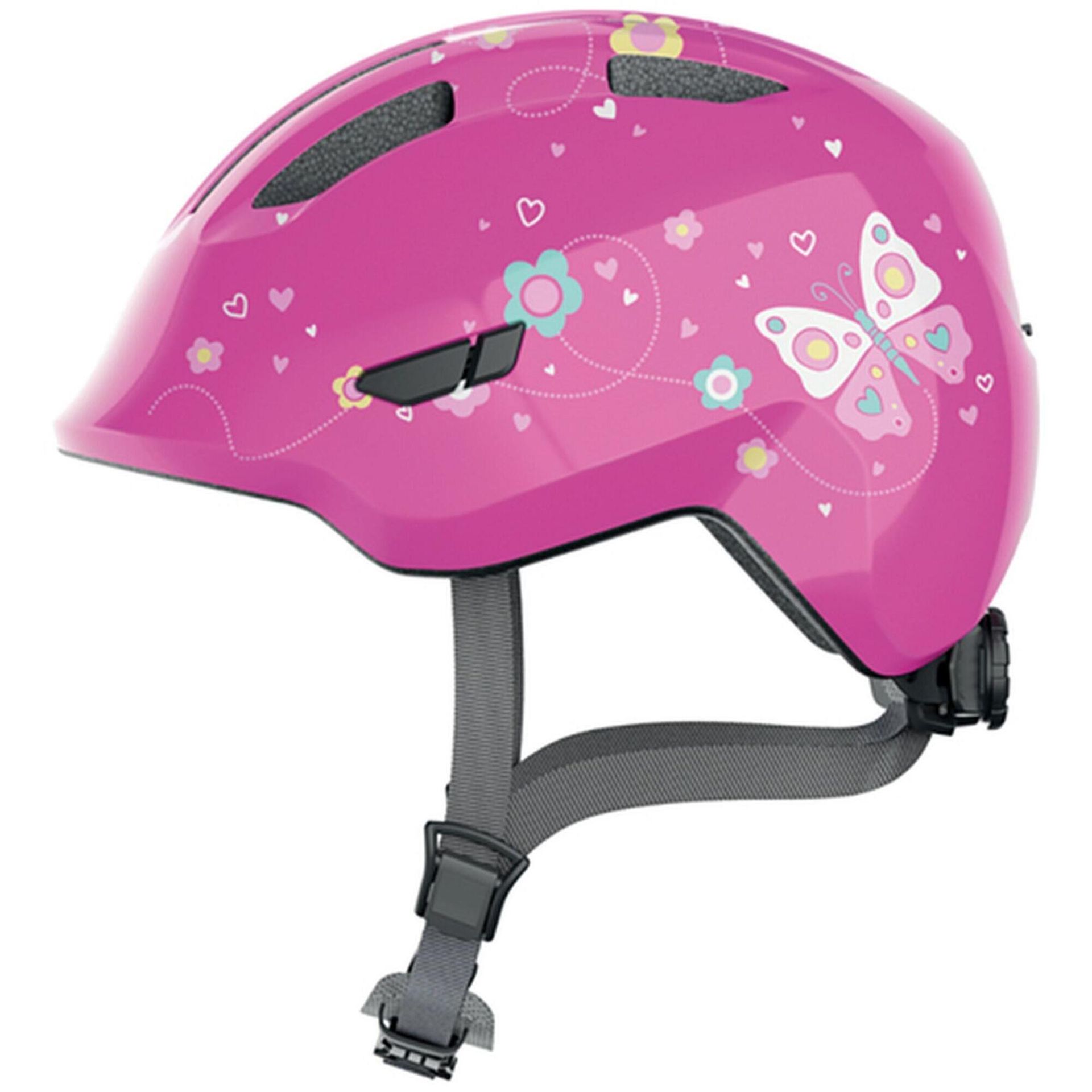 Abus Smiley 3.0 Helmet Kids, różowy S | 45-50cm 2022 Kaski rowerowe 67257