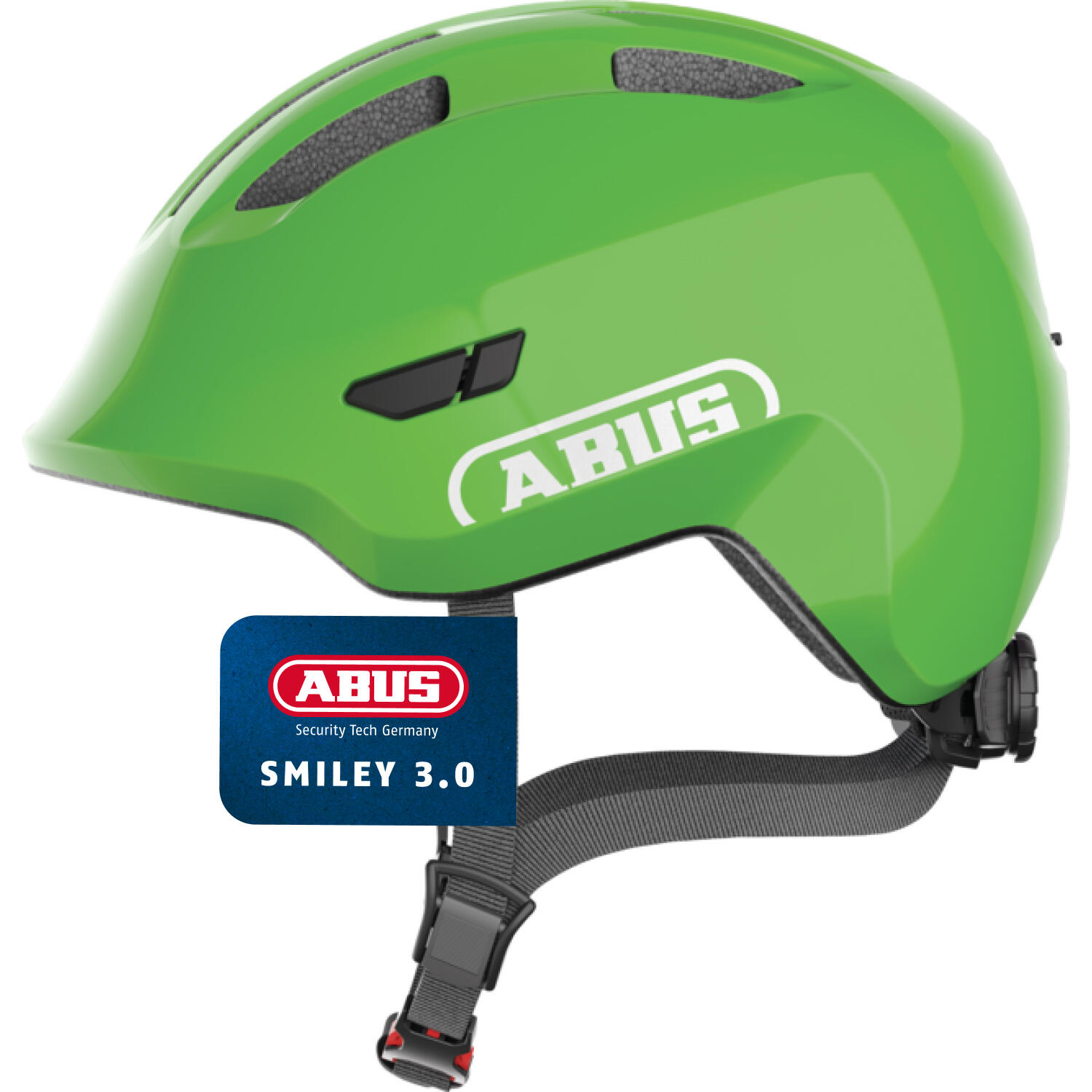 Abus Smiley 3.0 Helmet Kids, zielony M | 50-55cm 2022 Kaski rowerowe 67280