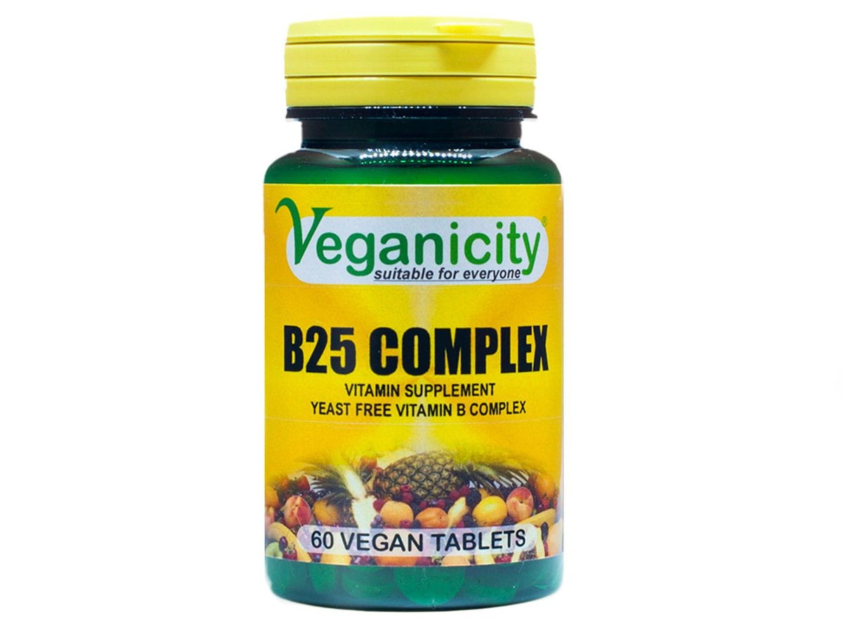 Veganicity, Witamina B25 Kompleks, 60 tabl.