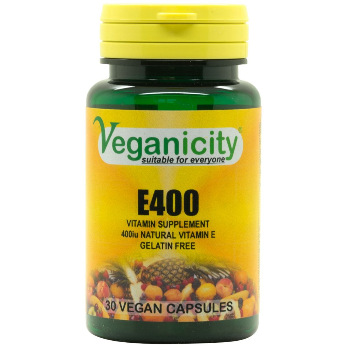 Veganicity, Witamina E400, 30 kaps.