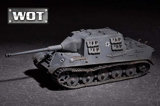 Trumpeter Niemieckie działo pancerne Jagdtiger z działem 88mm L71 07166