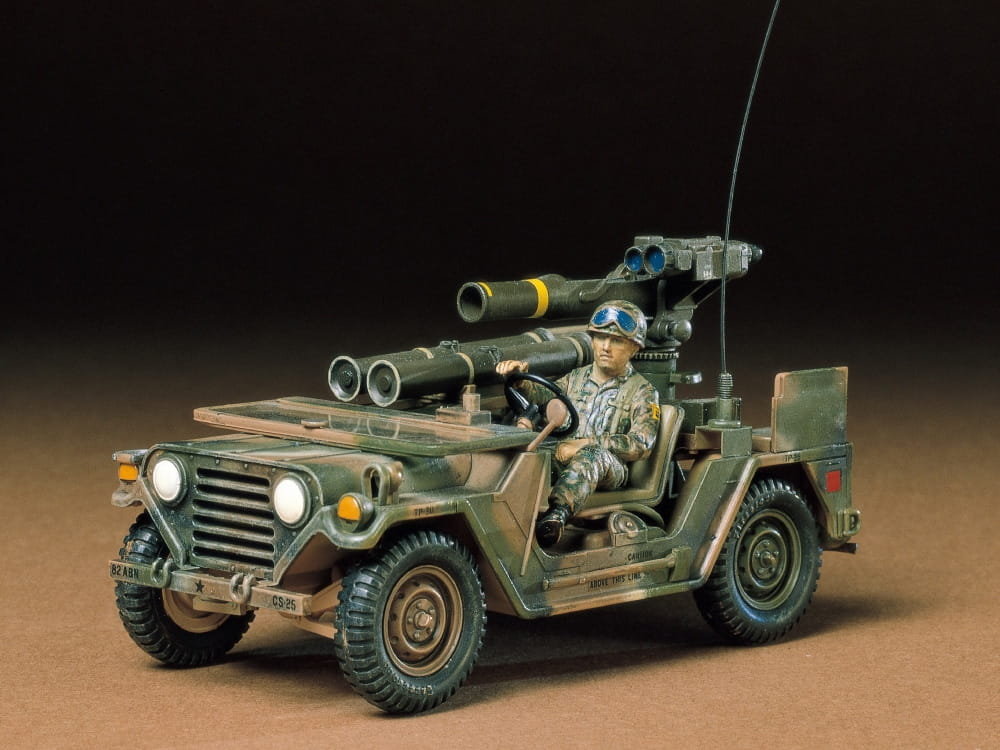 US M151A2 with TOW Missile Launcher 1:35 Tamiya 35125