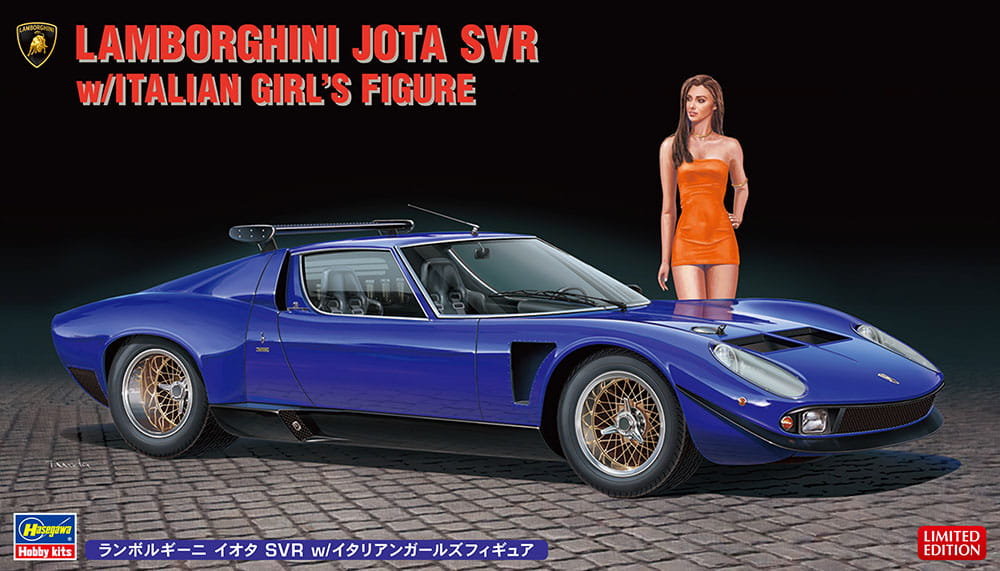 Lamborghini Jota SVR (z figurką) 1:24 Hasegawa 20472