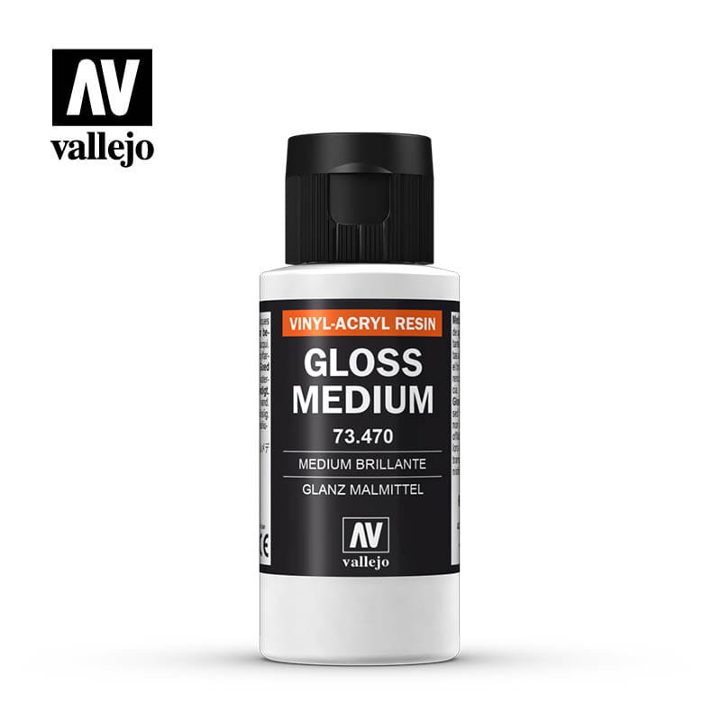 Vallejo Bezbarwna glazura gloss Medium 60 ml. Vallejo 73470