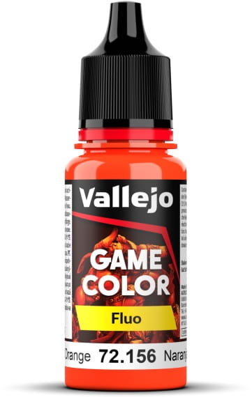 Vallejo 72156 Fluorescent Orange Game Color Farba