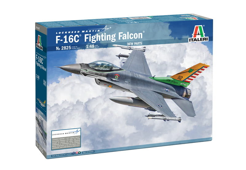 Zdjęcia - Model do sklejania (modelarstwo) ITALERI Myśliwiec F-16C Fighting Falcon  2825 (PL-wersja polska)