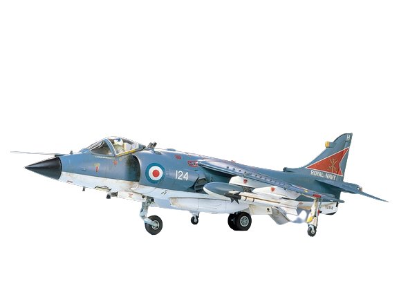 Tamiya Brytyjski samolot bliskiego wsparcia Hawker Sea Harrier Frs.1 61026