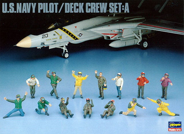 Hasegawa X48-6 - 36006 U.S. Navy Pilot Deck Crew A X48-06