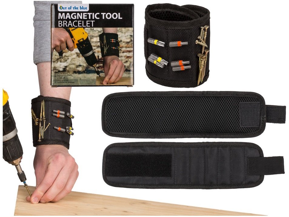 Opaska Magnetyczna na Rękę, Nadgarstek - Prezent dla Złotej Rączki