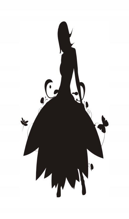 Do usunięcia Naklejka na ścianę dla dzieci motyle Wróżka Amelka, 120x60 cm