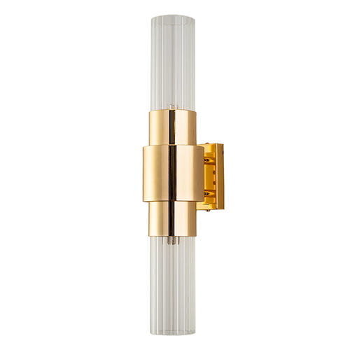 Glass & Brass - Single Tube Wall - kinkiet 45cm GB Tube 1 Wall