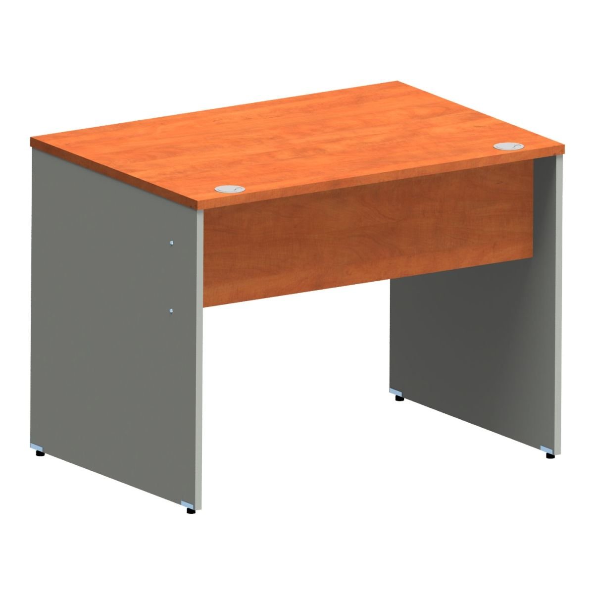 Biurko B-100 SILVER GRUSZA POLNA + SZARA PLATYNA