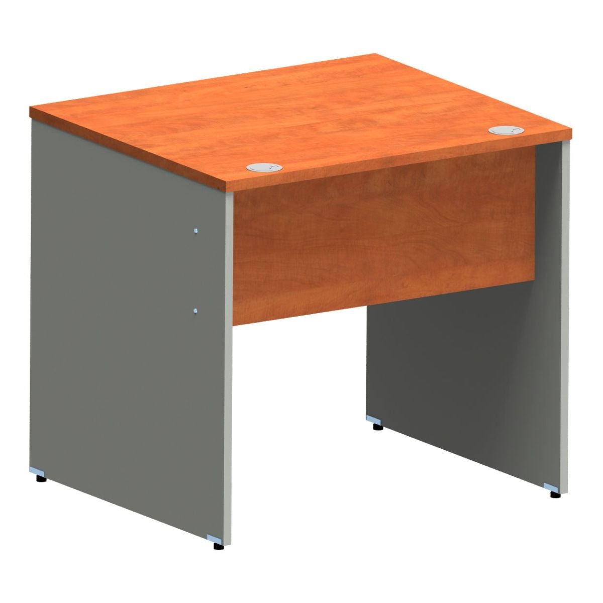 Biurko B-80 SILVER GRUSZA POLNA + SZARA PLATYNA