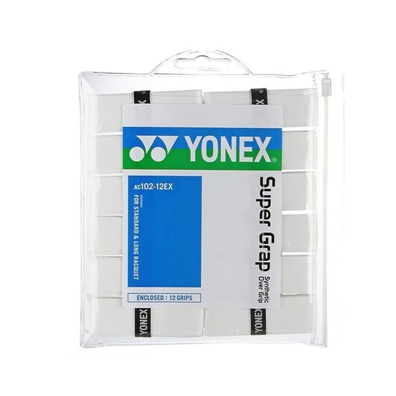 Yonex Overgrip Super GRAP 12er, biały, STANDARD (0196220121700000_Weiß)