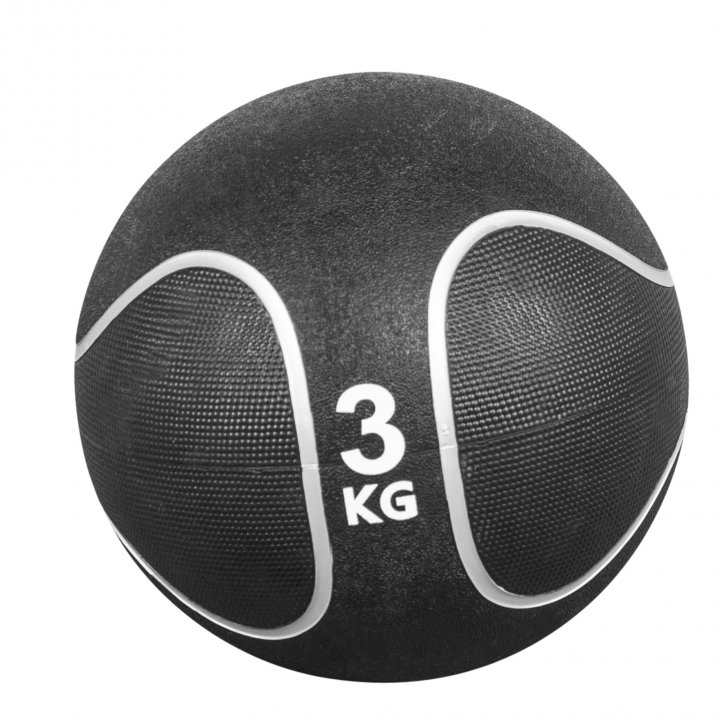 Zdjęcia - Piłka do ćwiczeń / piłka gimnastyczna Gorilla Sports 3 kg Piłka lekarska z wypustkami 