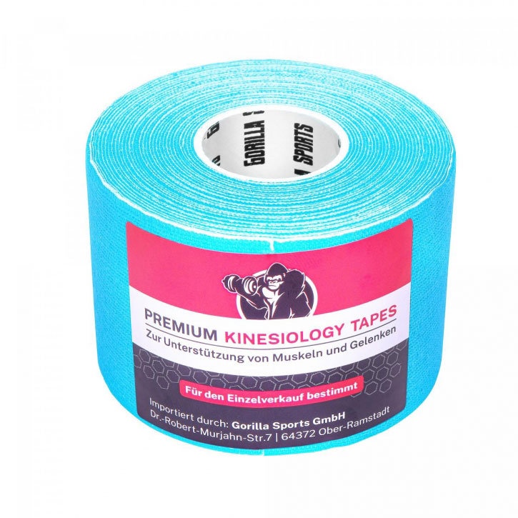 Taśma kinezjologiczna 5 cm błękitna 101066-00030-0053