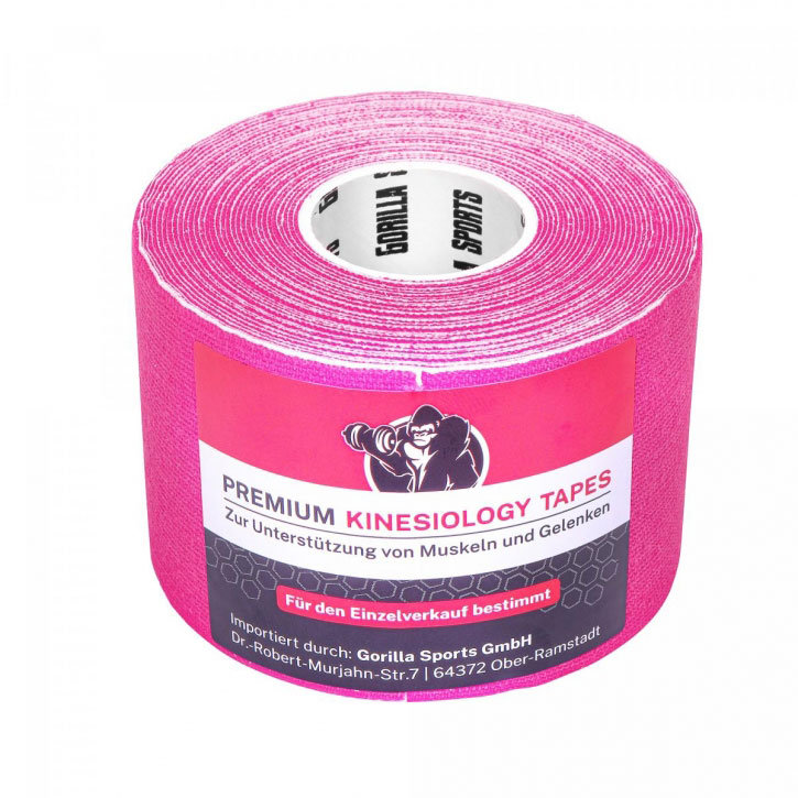 Taśma kinezjologiczna 5 cm różowa 101066-00037-0053