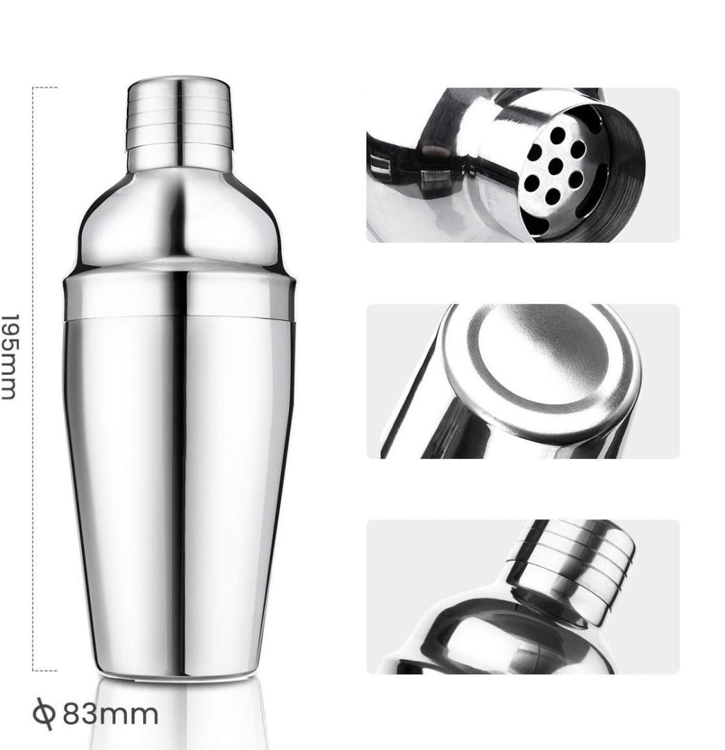 ZESTAW BARMAŃSKI DO DRINKÓW SHAKER BOSTOŃSKI 18 el