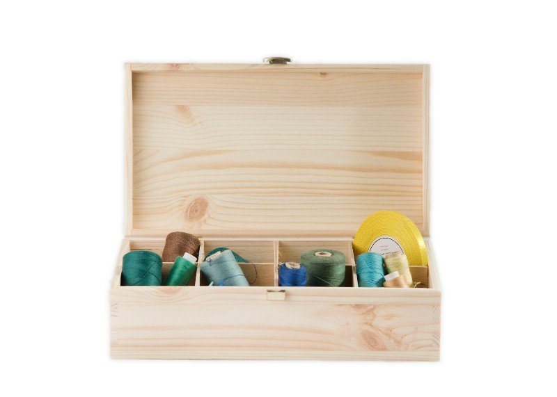 Herbaciarka drewniana 28x16x8,5 cm