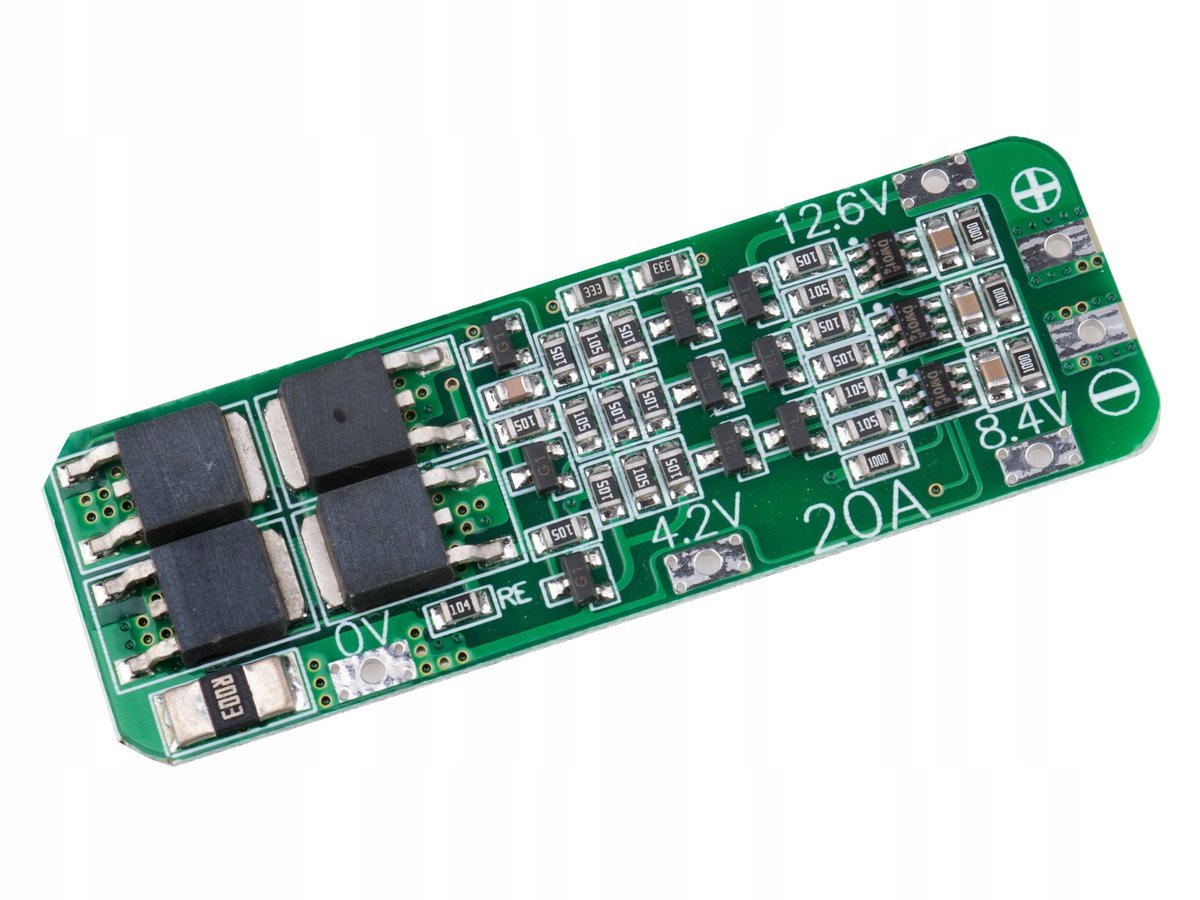 Ładowarka 3S 20A 12,6V BMS PCM Li-ion ogniwa 18650