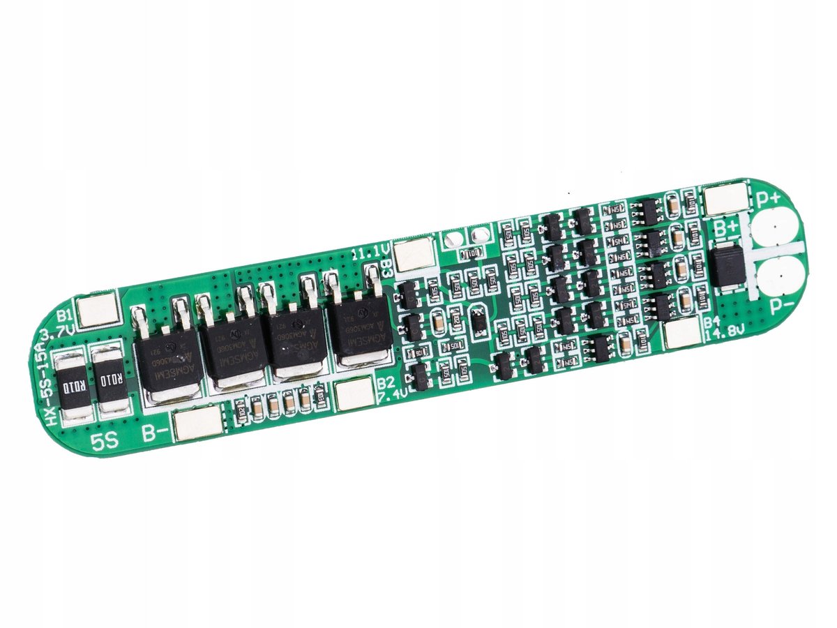 Moduł zabezpieczający 5S 15A 21V BMS/PMS Li-ion