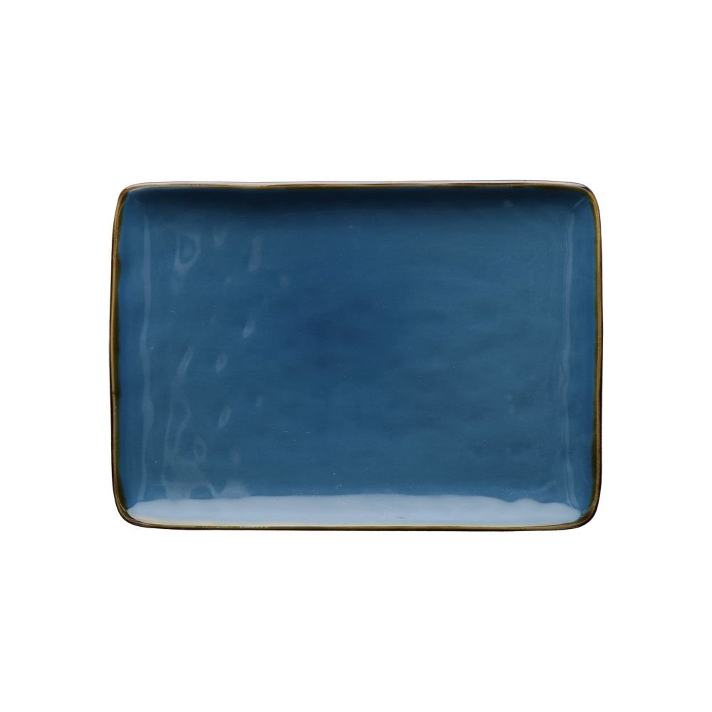 Zestaw 4 talerzy obiadowych Concerto Blu Avio - Granatowy, 27 cm