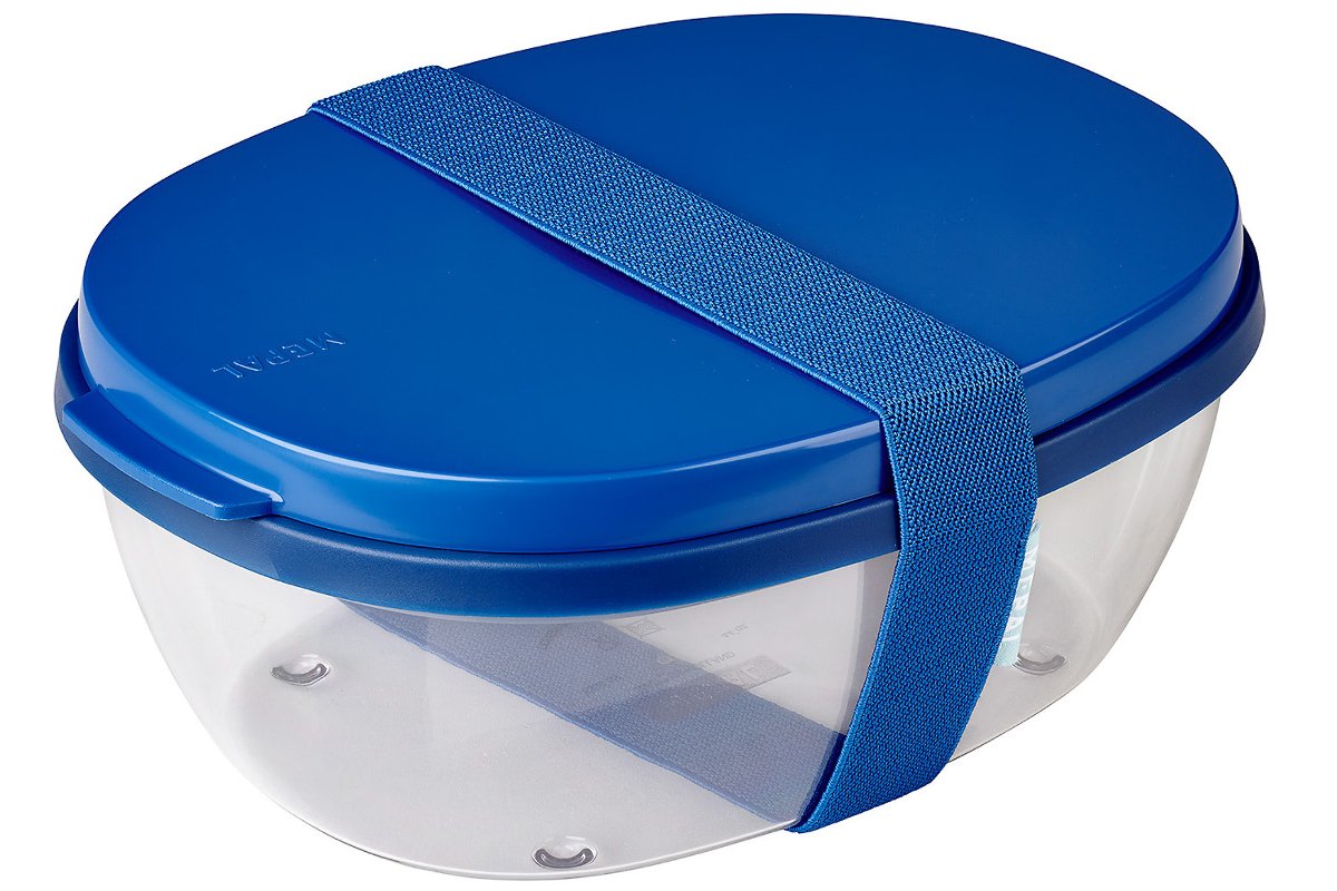 Mepal, Lunchbox Salad Ellipse vivid 107640510100, Niebieski