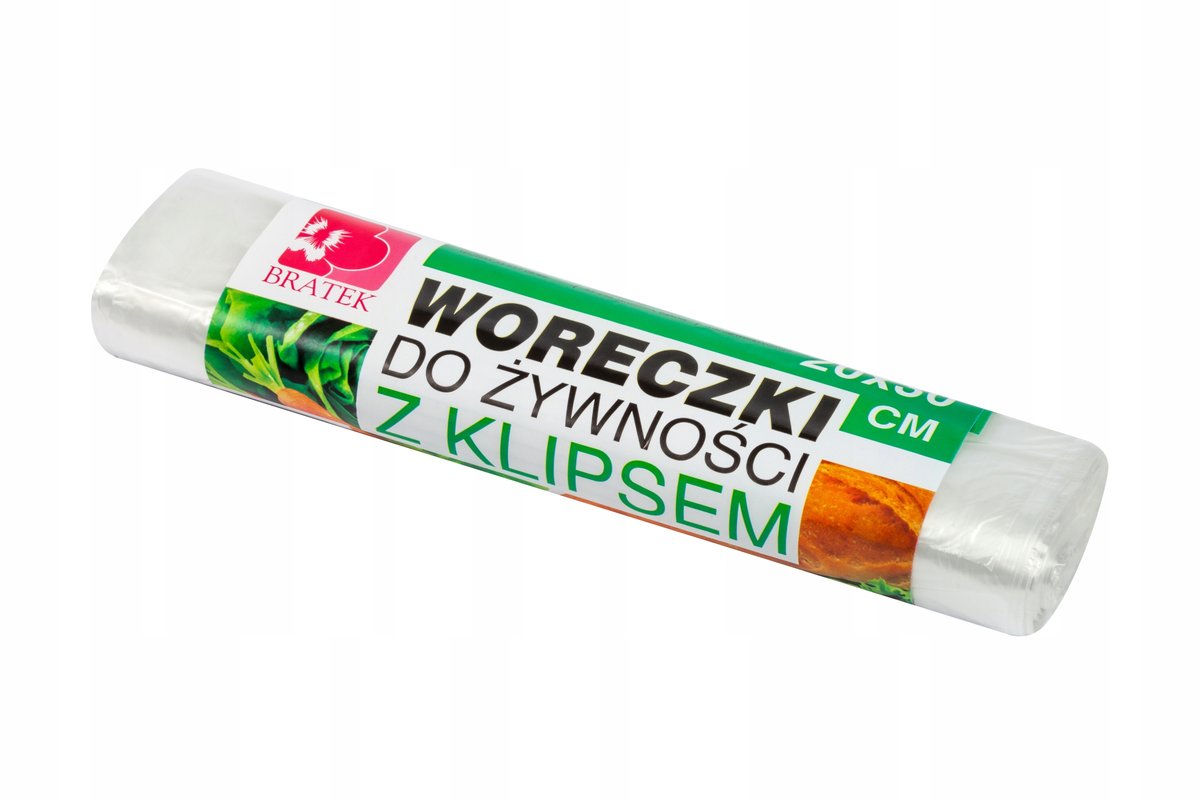 BRATEK Woreczki do mrożenia żywności 2 litry 20x30cm