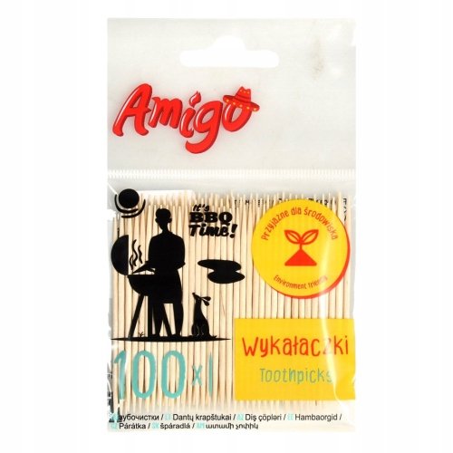 Amigo Amigo Wykałaczki w woreczku 100szt