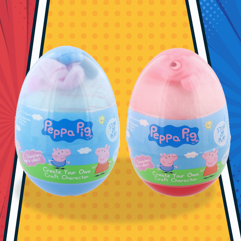 Świnka Peppa Maskotka Jajko Niespodzianka DIY
