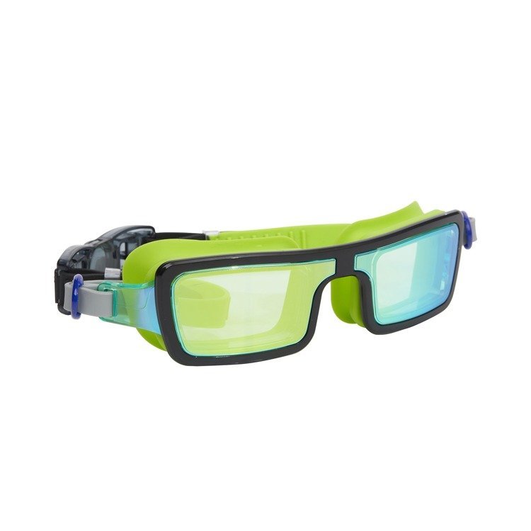 BLING2O Okulary do pływania Electric 80s limonkowe