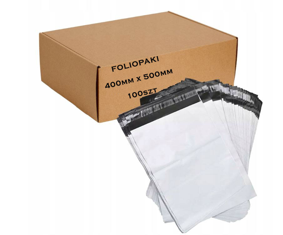 FOLIOPAKI KURIERSKIE MOCNE 40x50/100szt