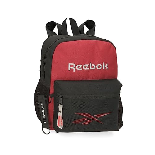 Reebok Portland Plecak spacerowy Czarny 27x32x10 cms 8,64L Poliester, czarny, Talla única, Plecak na spacer