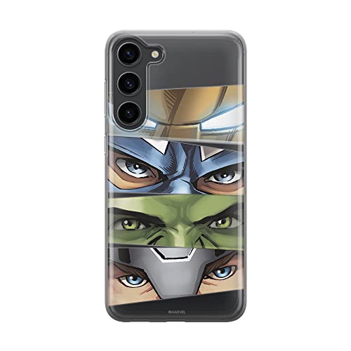 Etui Avengers 006 Marvel Nadruk częściowy Przeźroczysty Producent: Samsung, Model: S23
