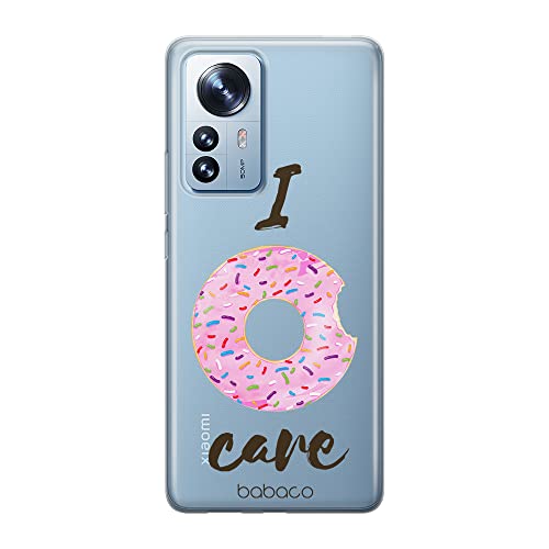 ERT GROUP etui na telefon Xiaomi 12 PRO, case oryginalny i oficjalnie licencjonowany przez Babaco, wzór Donut 001, optymalnie dopasowane, plecki z TPU częściowo przeźroczyste