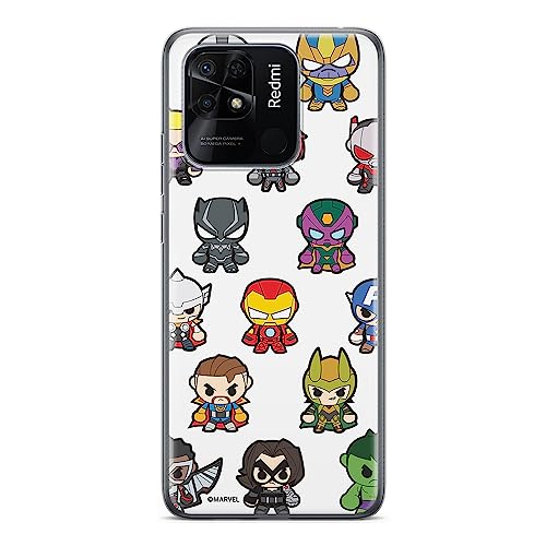 ERT GROUP etui na telefon Xiaomi REDMI 10C, case oryginalny i oficjalnie licencjonowany przez Marvel, wzór Avengers 025, optymalnie dopasowane, plecki z TPU